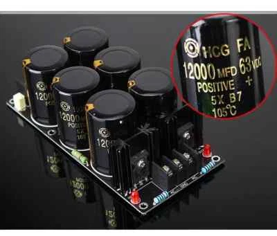 6*12000UF 63V Kondensator Gleichrichter Filter Netzteil Board - Bild 1 von 4