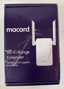 Macard Wifi Range Extender Model RE1200 Dual Band 2.4GHz & 5GHz - Picture 1 of 6