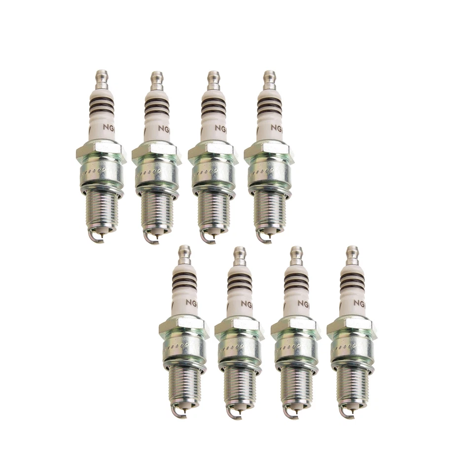 NGK Set of 8 Iridium IX Spark Plugs Gap 0.025 For Ferrari 308 GTB 308 GTSi V8 - Image 1 of 1