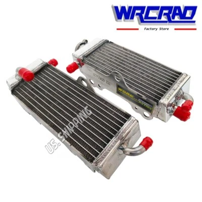Aluminum Polished Radiator For YAMAHA YZ250 YZ 250 1996 1997 1998 1999 2000 2001 - Imagem 1 de 4