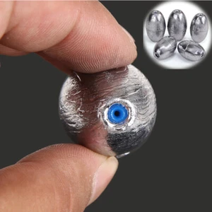 100Pc Olive-Shape Weight Lead Making Fishing Sinker Olive Lead Pendant 0.5g - Picture 1 of 12