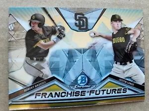 JUSTIN LANGE ROBERT HASSELL 2020 Bowman Draft Chrome FRANCHISE FUTURES #FF-RJ - Picture 1 of 1