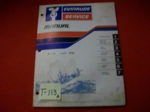 VINTAGE 1977 EVINRUDE OUTBOARD SERVICE MANUAL 2 HP 2702 - Picture 1 of 4