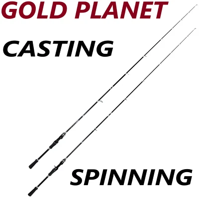 Fishing Spinning Rod Carbon Fiber Portable Medium Fast Lightweight - Image 1 of 4