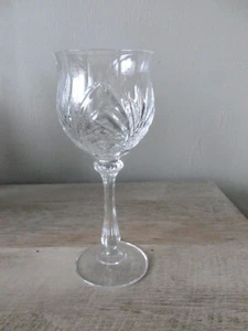 Mikasa Crystal 7” Wine Glass Goblet Stemware Beautiful! - Picture 1 of 4