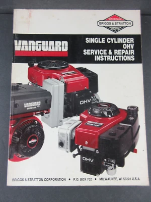 1989 Briggs & Stratton Vanguard OHV Engine Service and Repair Manual Guide - Image 1 of 4