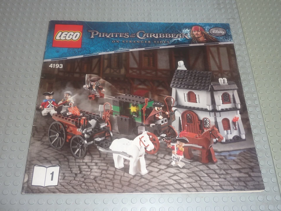 LEGO Notice de Montage Instruction Pirates Des CaraÏbes Set 4193 Livret 1 - Photo 1/1