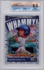 2021 Panini Donruss Whammy #W9 Wander Franco Case Hit SSP GRADED BGS 8.5 RAYS TB