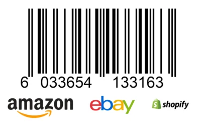 MARKENLOS Códigos EAN UPC Códigos de barras certificados EAN-13 Shopify, Amazon, eBay, Google