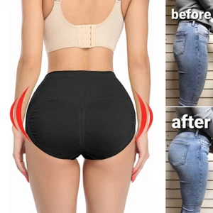 Women FAKE ASS Butt Lifter Underwear Buttock Padded Panties Hip Enhancer Shaper - Picture 1 of 23