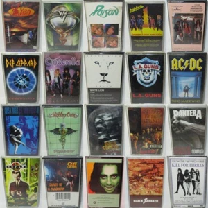 Glam / Metal / Hard Rock / Punk Cassette Tapes {MULTI-LISTING} Music 70s 80s 90s - Picture 1 of 138