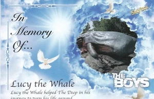 2025 Skybox/UPPER DECK The Boys Season 1&2 "IN MEMORY OF" IMO-6 LUCY THE WHALE - Picture 1 of 1