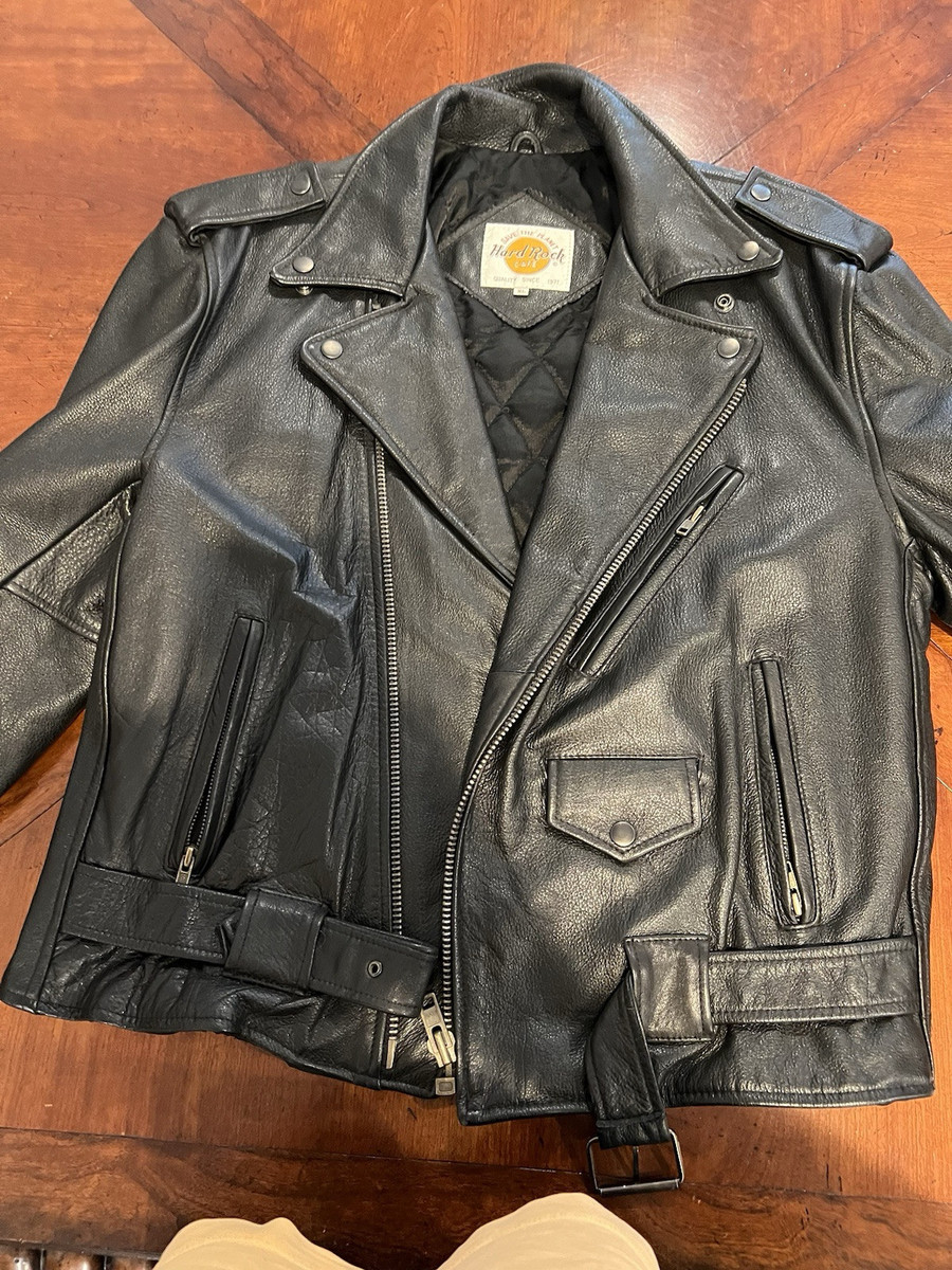 Hard Rock Cafe Leather Outer Shell Coats, Jackets & Vests Hard Rock Cafe Leather Outer Shell Coats, Jackets & Vests