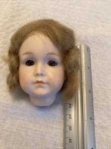 Antigua cabeza de muñeca alemana Simon & Halbig bisque 7"D, 117/58 en cuello - Imagen 1 de 12