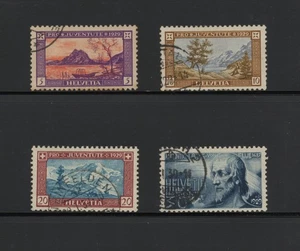 S4875 Schweiz 1929 Pro-Juventute 4v. gebraucht - Bild 1 von 1