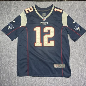 Authentic Nike New England Patriots Tom Brady #12 Jersey Men Medium - Picture 1 of 6