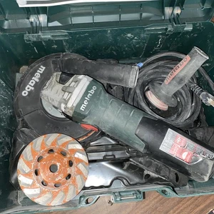 Metabo WEV 15-125 HT 5" Angle Grinder 13.5A 9600 RPM Metal Case TESTED Works - Picture 1 of 9