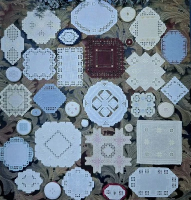 Hardanger Doiley Pattern Book Nordic Needle Embroidery Big Book Small Doilies - Image 1 of 2