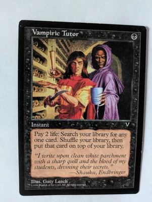 Vampiric Tutor Visions MTG NM Free shipping with tracking - Image 1 of 4