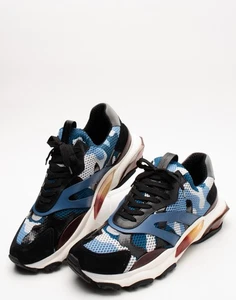 RRP€752 VALENTINO GARAVANI Sneakers US12 UK11 EU45 Camouflage Made in Italy - Picture 1 of 11