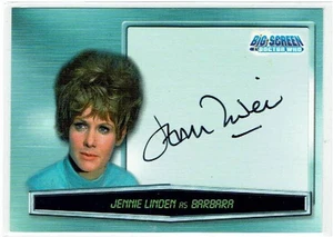 Doctor Who Big Screen Autograph Card A8 Jennie Linden as Barbara Auto - Picture 1 of 2