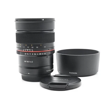 Rokinon MF 85mm f1.4 Lens Nikon Z Mount #561 - Image 1 of 4