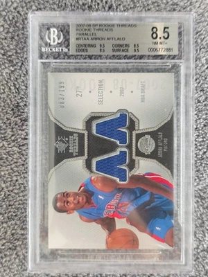 2007-08 SP Rookie Threads ARRON AFFLALO #RT-AA CAMISETA 083/199 Foto 1 de 2