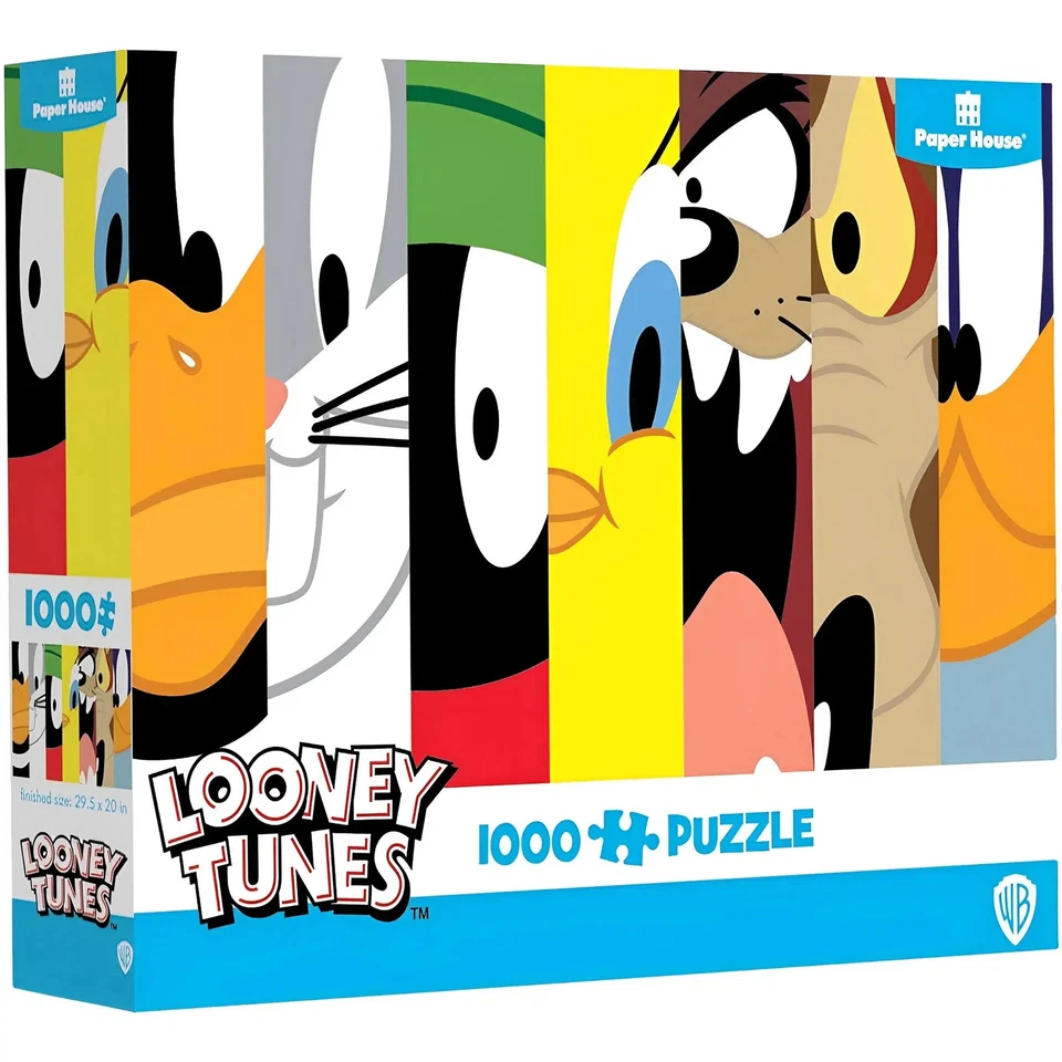 Rompecabezas Looney Tunes - Rebanadas de personajes (1000 piezas) - Producto de papelera Foto 1 de 2