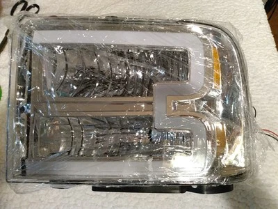 Conjunto de faros LED DRL Super Duty Ford F-250 F-350 450 550 2005-2007 izquierda Foto 1 de 4