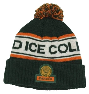 Jägermeister Strick Bommelmütze grün mit Jägermeister Patch - Bild 1 von 5