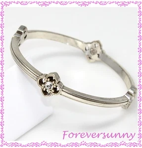 Brighton Toledo runder Kristall Armreif Armband LESEN - Bild 1 von 5