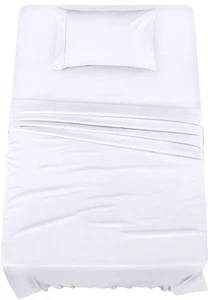 Twin Bed Sheets Set - 3 Piece Bedding - Brushed Microfiber - Shrinkage and Fa... - Picture 1 of 8