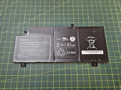OEM Sony VAIO SVF15A SVF14A Series Battery 11.1V 41Wh 3650mAh VGP-BPS34 84% - Image 1 of 4