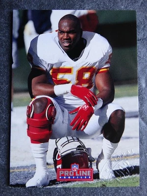 1992 Pro Line Profiles Derrick Thomas #4 National Convention Football Card - Image 1 of 2