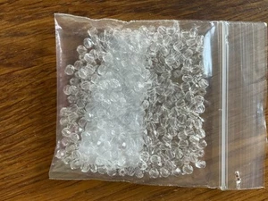 9g approx Tiny 3mm Preciosa Faceted Czech Glass crystal beads - Picture 1 of 5