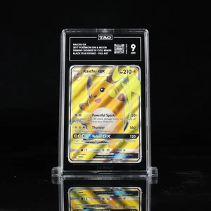2017 POKEMON SM BLACK STAR PROMO #SM90 FULL ART/RAICHU GX TAG 9 MINT - Picture 1 of 2
