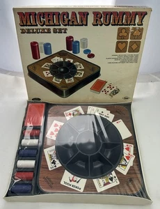 1973 Michigan Rummy Game by E.S. Lowe Never Played Pieces Sealed FREE SHIPPING - Picture 1 of 4