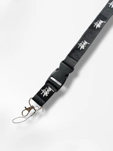 Stussy Limited Jacquard Lanyard Keychain Strap Neck Holder for Phone and Keys - Zdjęcie 1 z 5
