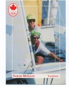 RARE 1992 CANADA SUMMER OLYMPIC YACHTING SARAH MCLEAN #112 BRITISH COLUMBIA - Picture 1 of 1
