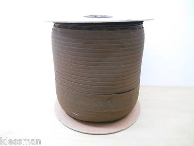 1000 ft Spool BC176-D37-S Brown 1-1/2″ Polyester Ribbon Approx 5 Pound - Image 1 of 4