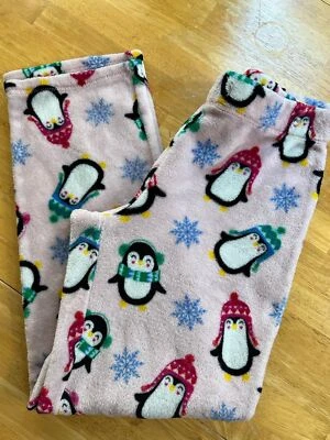 Pantalones tumbona polar Penguin, pantalones de dormir de invierno talla mediana Foto 1 de 4