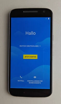 Motorola MOTO G4 (XT1622) Dual Sim + Micro-SD Steckplatz 16GB Schwarz - Bild 1 von 4