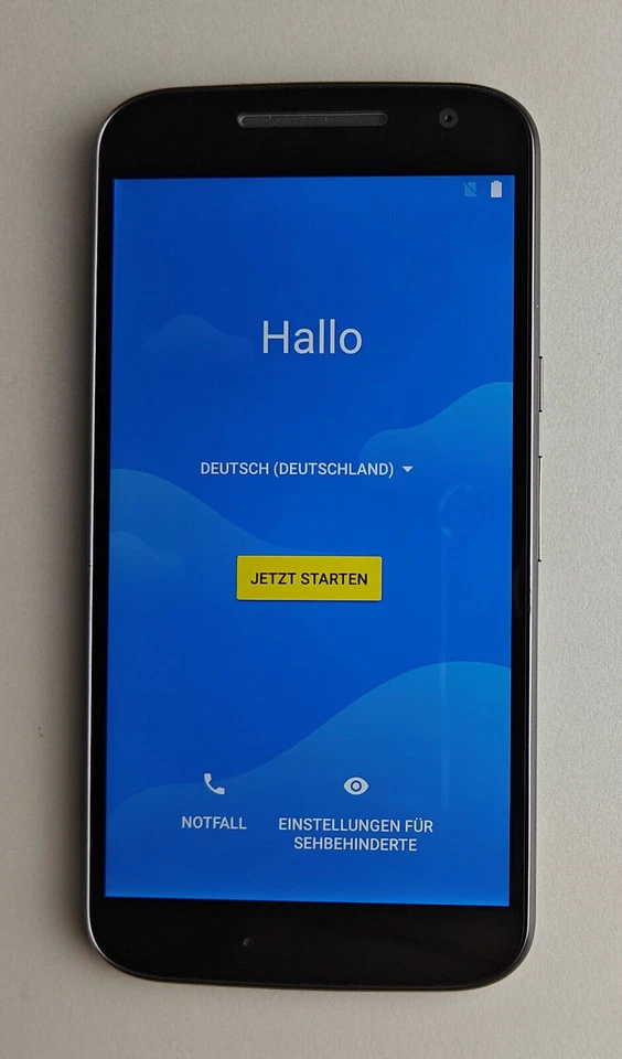 Motorola MOTO G4 (XT1622) Dual Sim + Micro-SD Steckplatz 16GB Schwarz - Bild 1 von 4