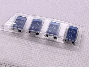 Replacement NEC/TOKIN 470uF 6.3V SMD Tantalum Capacitors (Pack of 4) PS3 Fat Fix - Picture 1 of 5