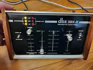 DBX REMOTE 3BX-R Untested - Picture 1 of 4