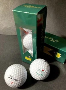 The Masters Titleist #2’s & #3’s Golf Balls One Full Set & One With Only 2 Balls - Picture 1 of 9