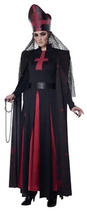 Renaissance Gothic Catholic Occult Priestess Adult Costume - Picture 1 of 1