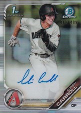 MLB Scheda 2019 Corbin Carroll Bowman Chrome Schizzi Scegliere Auto - 441/499