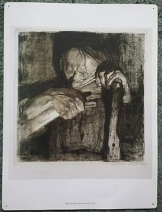 Vintage Kathe Kollwitz Schärfung der Sense Druck - Bild 1 von 8