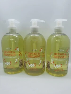 LACURA Orange Bergamot,Liquid Hand Wash500x3NEW Multibuy Aldi,blue,green,rose
